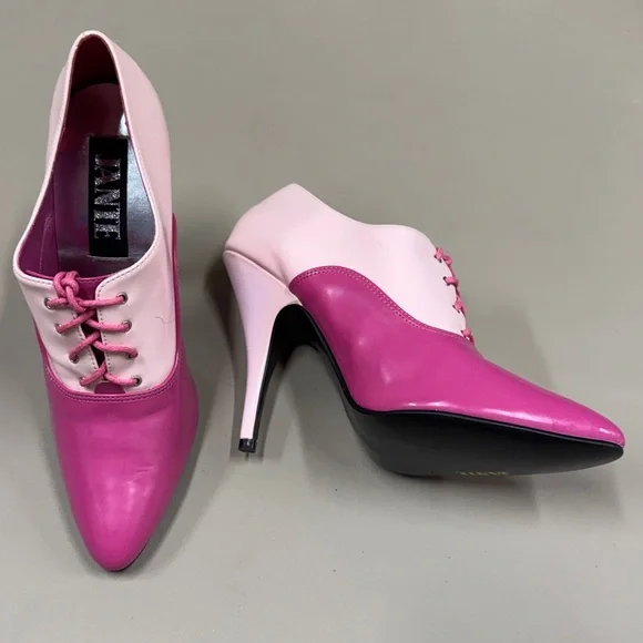 Sexy Stylish Pink Jante Lace-Up Heels - Picture 6 of 10